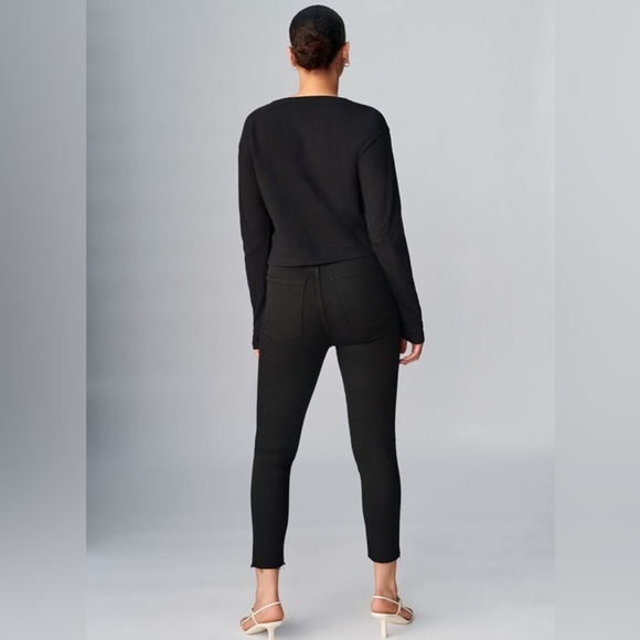 Denim Forum Lola High Rise Skinny Crop -‎ size 28 - Picture 2 of 7